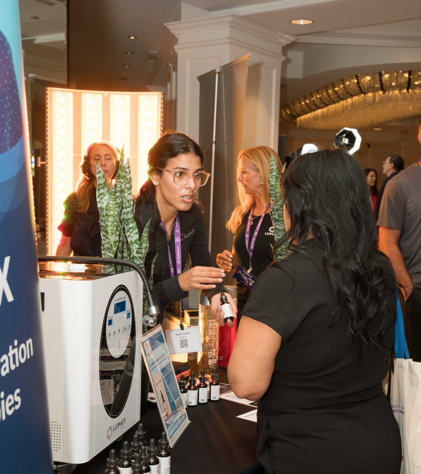 Members connecting at a Healthspan Collective partnership gathering